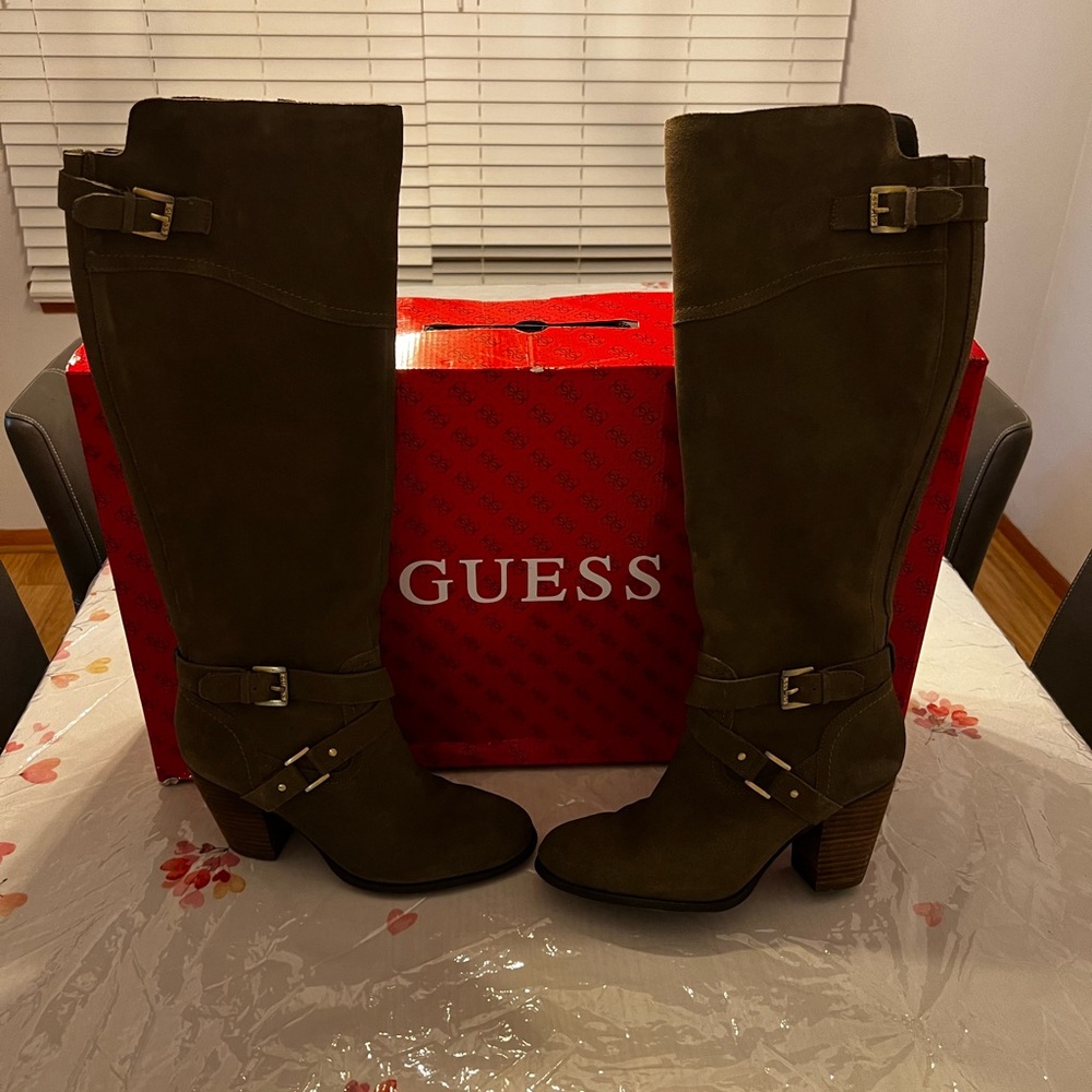 Guess Women's Brown Knee-High Boots